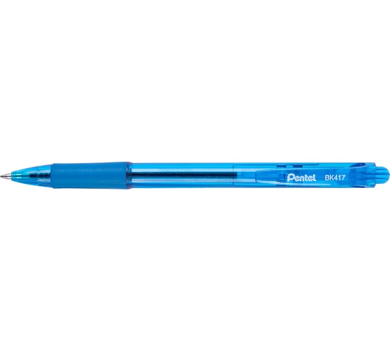 Изображение товара Автоматическая шариковая ручка Pentel Fine Line d 0.7 мм 12 шт BK417-S голубое чернила 671349
