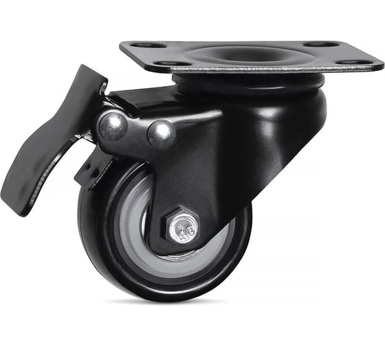 Изображение товара Роликовая опора c тормозом Cabeus для напольных шкафов серии SH-05C-, ND-05C- (1шт.) JF02