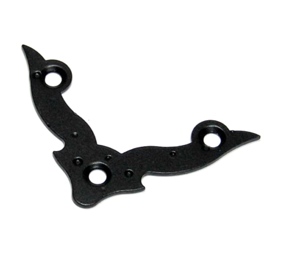 Изображение товара Уголок STARFIX 70x70 мм фигурный, черный матовый SMP-54637-1