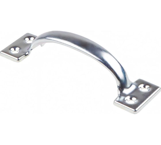 Изображение товара Дверная ручка-скоба STARFIX цельнотянутая 120 мм, белый цинк SMP-55795-1