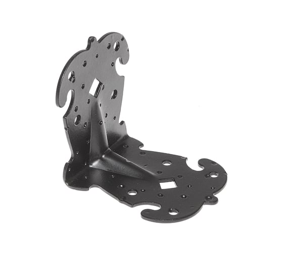 Изображение товара Уголок STARFIX 95x95x80 мм фигурный, черный матовый SMP-59647-1