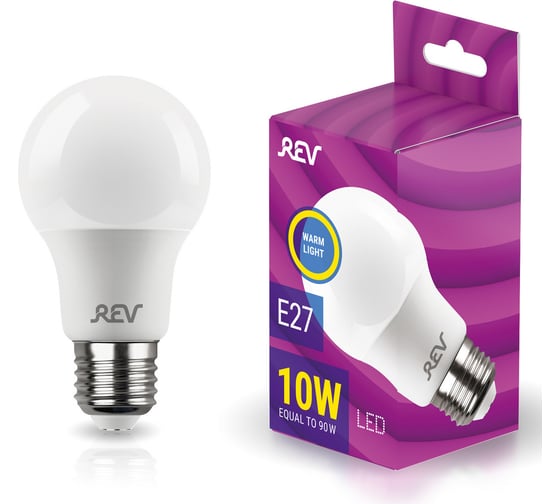 Изображение товара Светодиодная лампа LED A60 E27 10Вт 2700K REV 32266 5