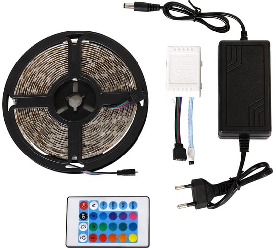 Изображение товара Набор светодиодной rgb ленты GLANZEN 5 м LSL-0070-05-RGB КА-00008619