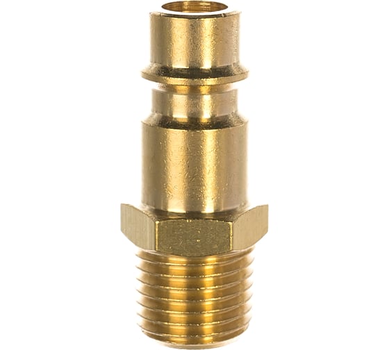 Изображение товара Штуцер быстросъемный рапид папа на резьбу 1/4'' МАСТАК 696-12