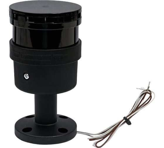 Изображение товара Колонна-зуммер INNOCONT d=70мм, стойка 55 мм, основание d=70мм, 220 VAC, IP65, кабель 0,5м TL70B-220-55