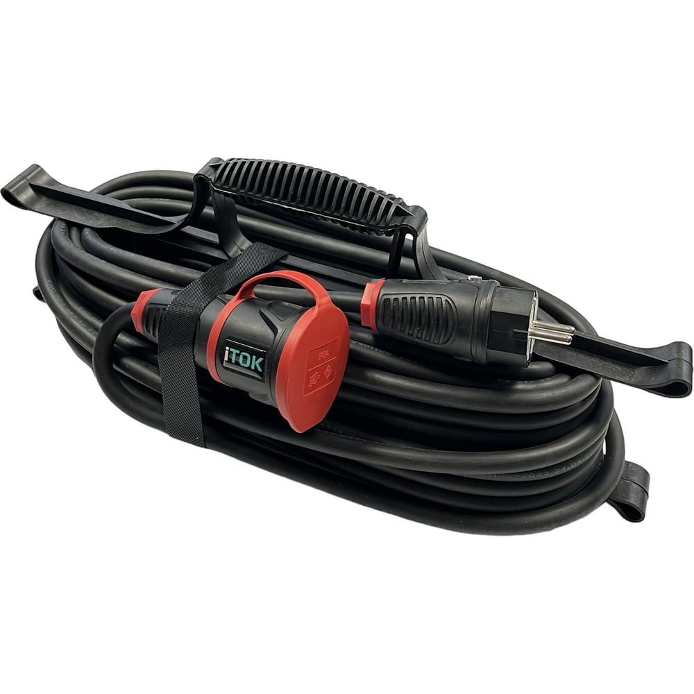 Изображение товара Силовой удлинитель на рамке iTOK серии iCONNECT PRO КГтп-ХЛ 3x1,5 мм 1 розетка IP54