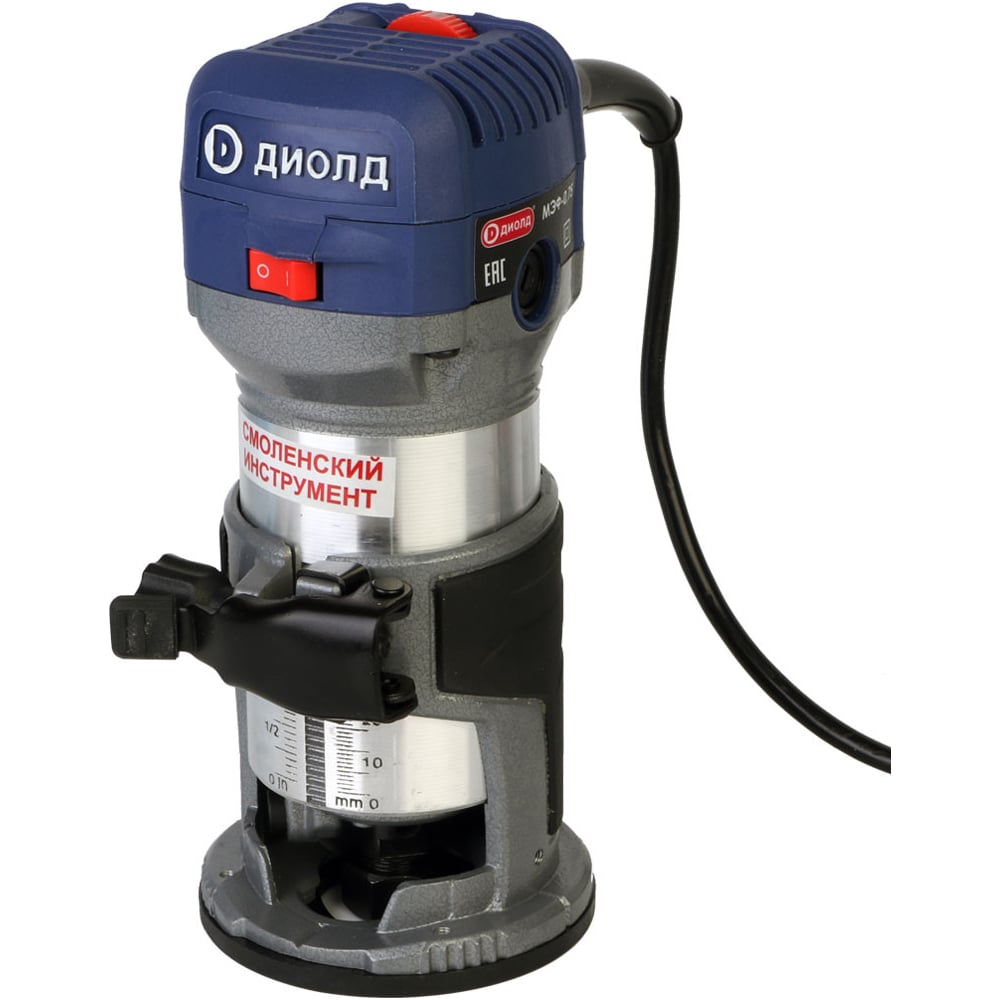 Изображение товара База для погружного фрезерования ДИОЛД Мэф-0,75 10101200, бытовой кромочный фрезер