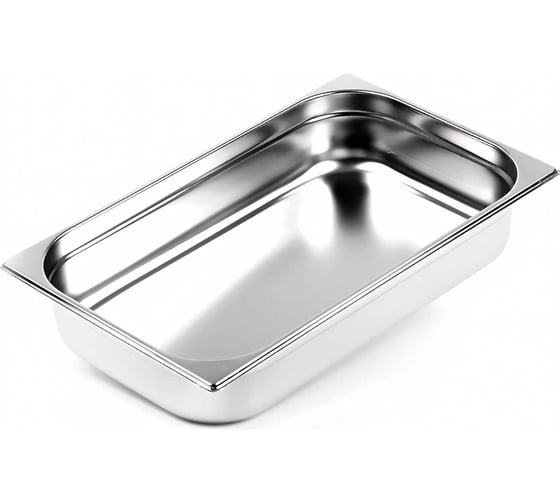 Изображение товара Гастроемкость Тара.ру нерж. сталь 530x325x100 1/1 цв. неокрашенный 27620