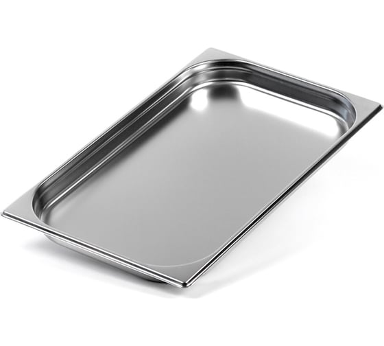 Изображение товара Гастроемкость Тара.ру нерж. сталь 530x325x40 1/1 цв. неокрашенный 27613