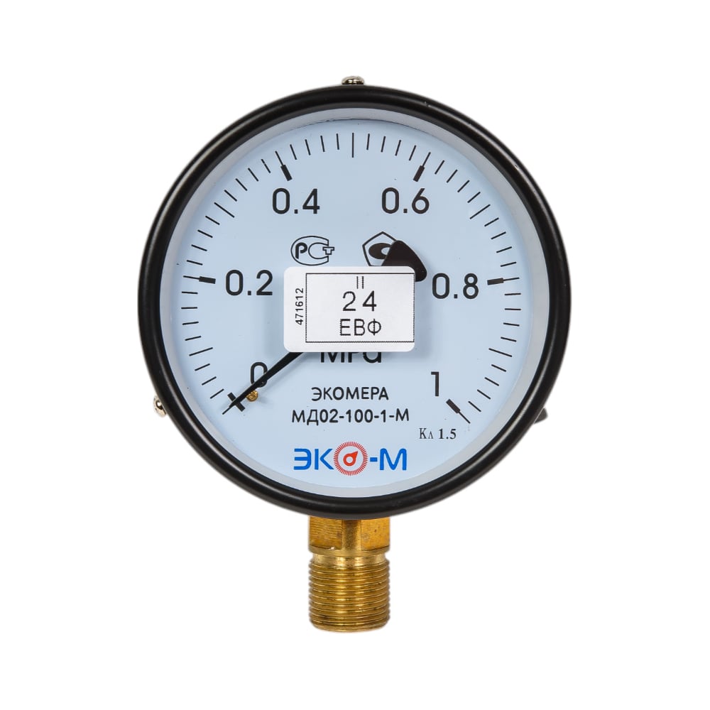 Манометр ЭКО-М Экомера МД02-100-М-1МПа