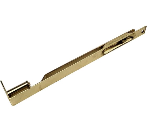 Изображение товара Прямой врезной шпингалет ALDEGHI LUIGI SPA 250x20 мм, сталь с латунным покрытием 211AO025