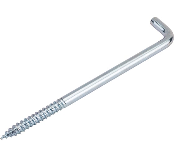 Изображение товара L-образный крюк-шуруп ЕВРОПАРТНЕР zn, 8x160 мм, 2 шт. 13 0039 4