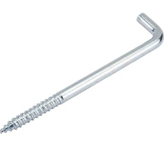 Изображение товара L-образный крюк-шуруп ЕВРОПАРТНЕР zn, 8x140 мм, 2 шт. 13 0043 3