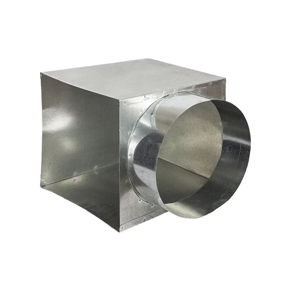 Изображение товара Адаптер вентиляционный оцинкованный боковая врезка 300х400х350 мм для вентиляции