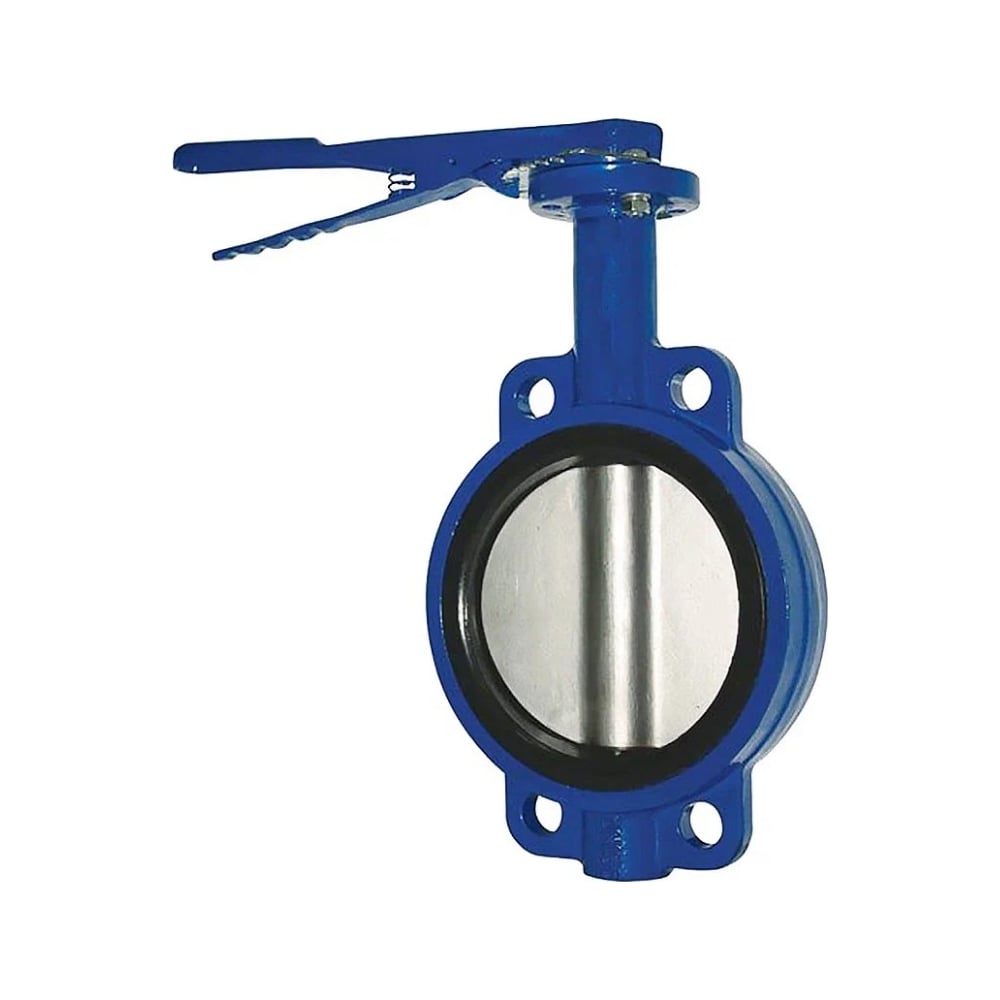 Изображение товара Дисковый затвор бабочка TITAN LOCK межфланцевый чугун нержавейка EPDM 80 мм