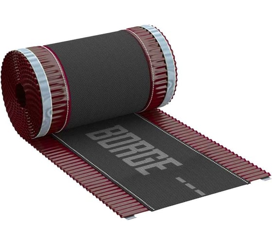 Изображение товара Коньковая лента Borge 240 мм,5 м, коричнево-красный RAL 3011 01.290.50.01.01.000.3011