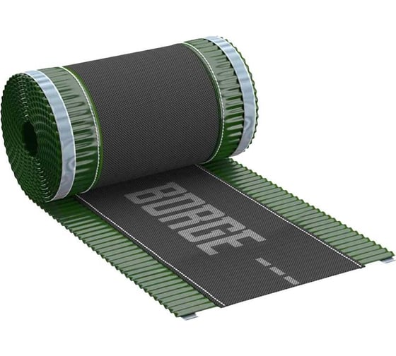 Изображение товара Коньковая лента Borge 240 мм, 5 м, хромовый зеленый RAL 6020 01.290.50.01.01.000.6020