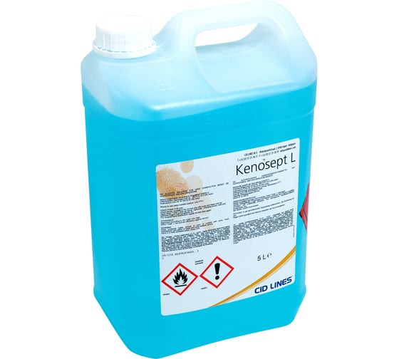 Изображение товара Дезинфицирующее средство Kenolux 5л кожный антисептик KENOSEPT L канистра ''CID LINES'' 1/4 CD-102