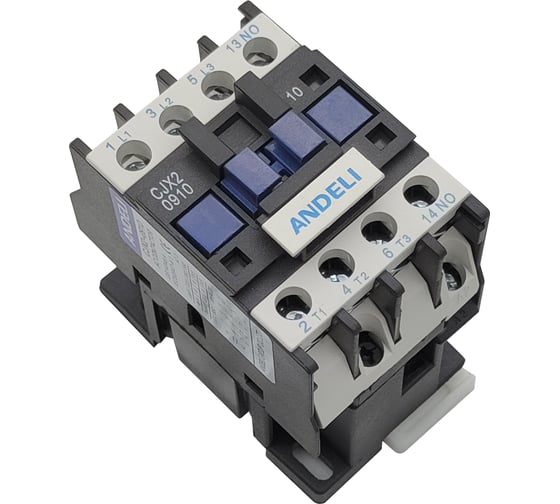Изображение товара Контактор ANDELI CJX2-0910 9А 220В/AC3 1но 50Гц ADL08-002