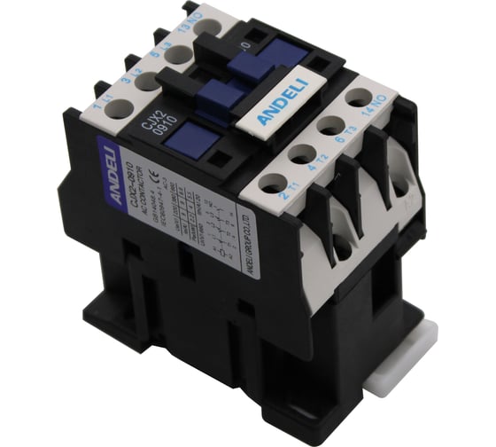 Изображение товара Контактор ANDELI CJX2-0910 9A 380В/AC3 1но 50Гц ADL08-017