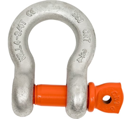 Изображение товара Такелажная скоба CERTEX омегообразная грузоподъемность 4,75 тонны SAK47P