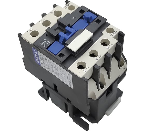 Изображение товара Контактор ANDELI CJX2-d3210 32A 380В/AC3 1но 50Гц ADL08-025