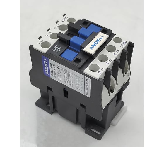 Изображение товара Контактор ANDELI CJX2-d1801 18A 220В/AC3 1нз 50Гц ADL08-005