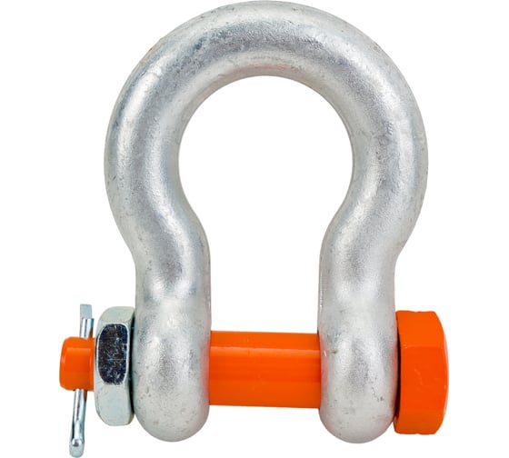 Изображение товара Скоба такелажная CERTEX омегообразная со шплинтом грузоподъемность 6,5 тонны SAK65PL