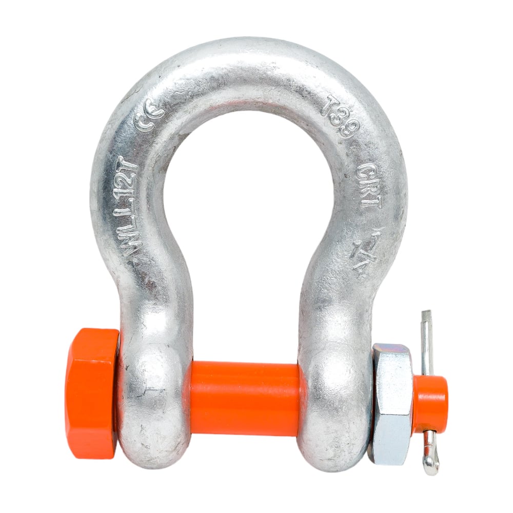 Изображение товара Скоба такелажная CERTEX омегообразная со шплинтом грузоподъемность 12 тонн SAK120PL