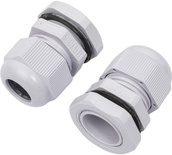 Изображение товара Сальник ГОФРОМАТИК pg 13.5 пластик (6-12мм) ip68 серый zeta30917