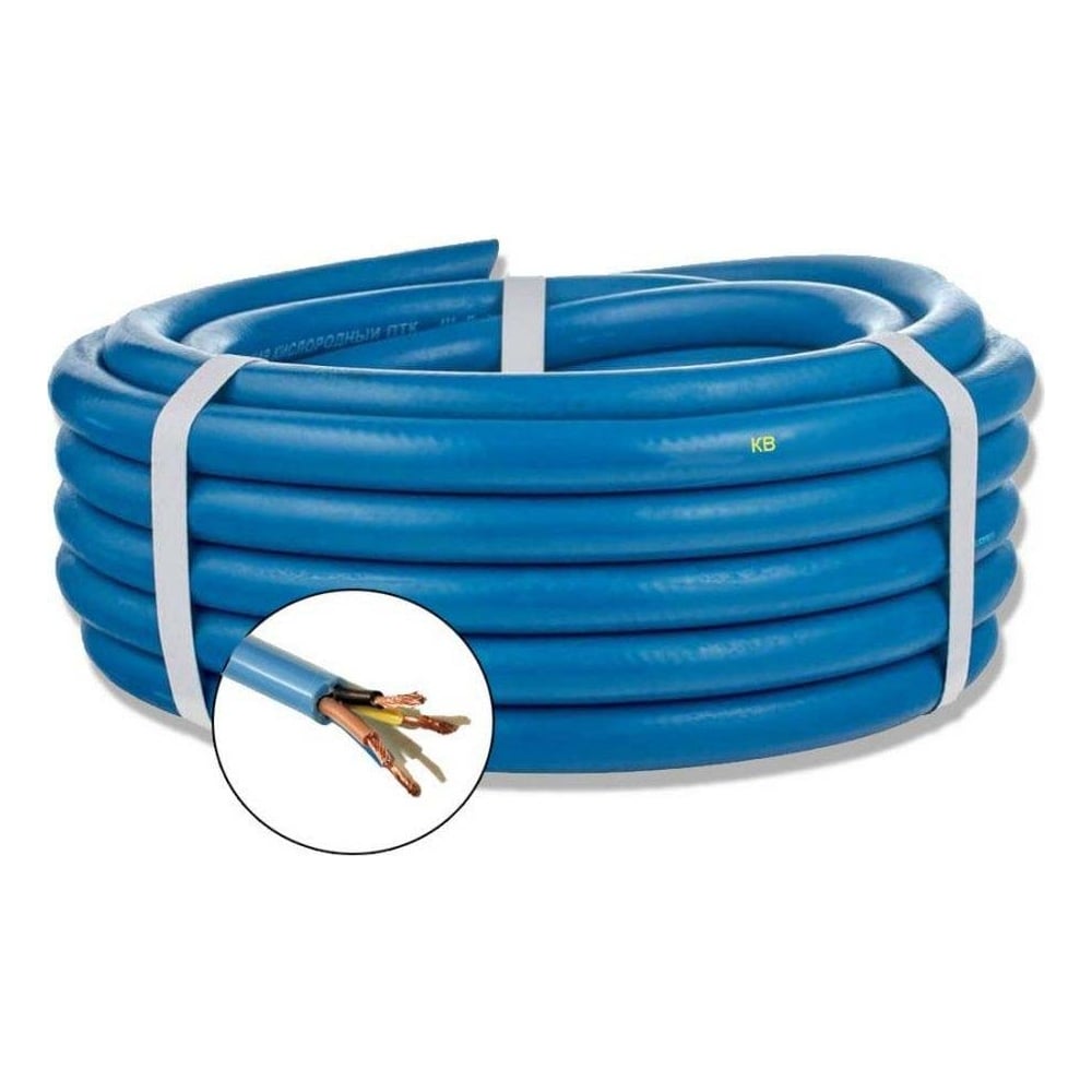 Изображение товара Водопогружной кабель КВ 4x4 мм² 200 м ГОСТ для электромонтажа