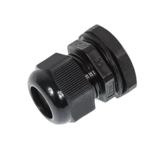 Изображение товара Сальник ГОФРОМАТИК mg 25 пластик (12-15мм) ip68 черный zeta30922