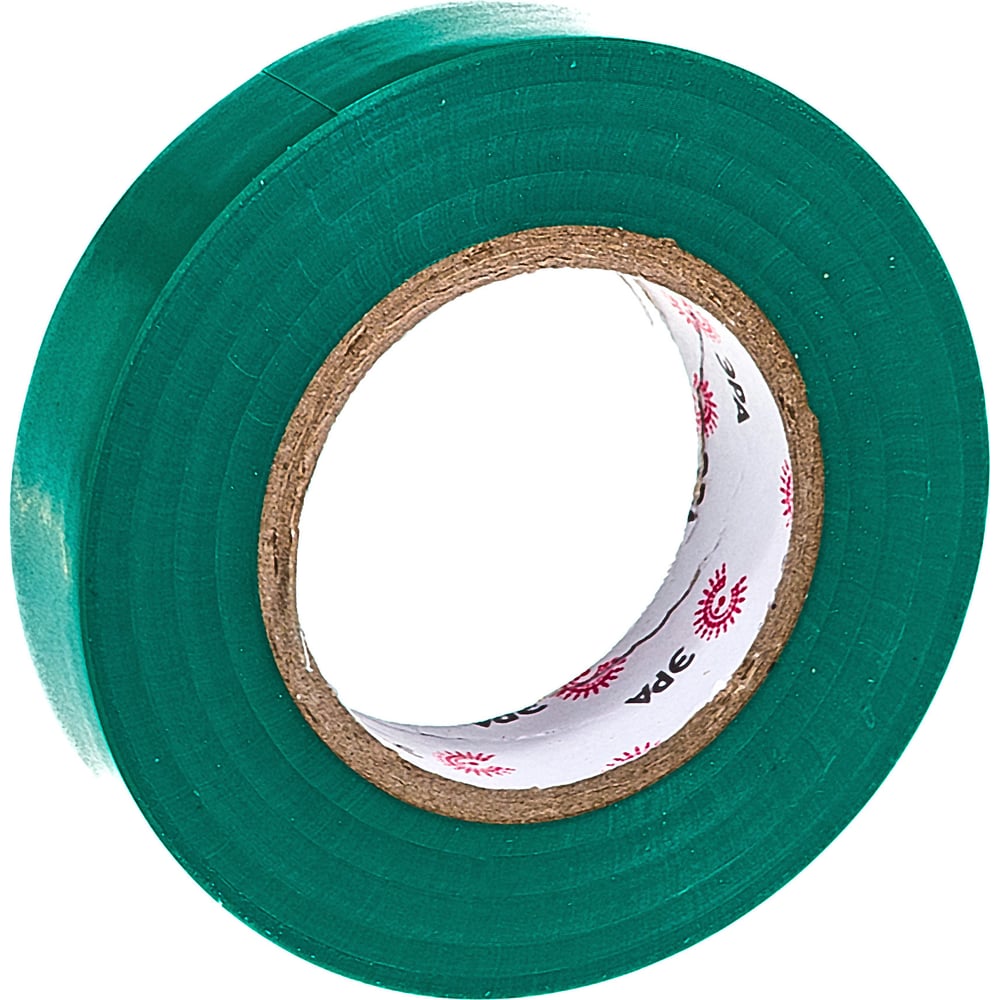 Изображение товара ПВХ-изолента ЭРА Зеленая 15 мм x 20 м Клеевая основа резина