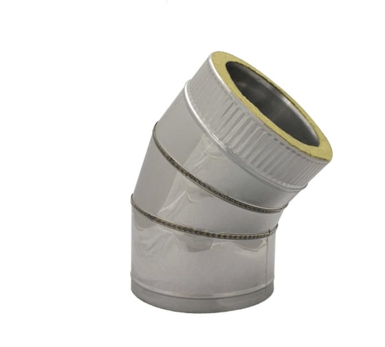 Изображение товара Изолированный отвод РОССТИН 45 D300-350 (304-0.5/430-0.5) НФ-00000727