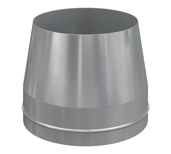 Изображение товара Конусный оголовок РОССТИН D180-230 (304-0.5/430-0.5) НФ-00001706