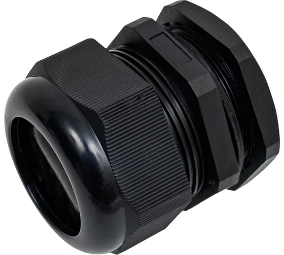 Изображение товара Сальник ГОФРОМАТИК mg 50 пластик (32-38мм) ip68 черный zeta30920