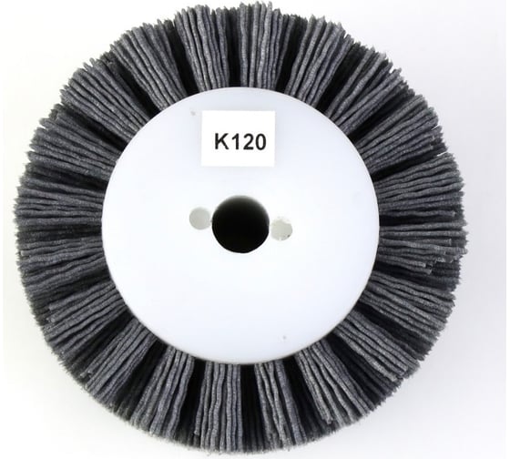 Изображение товара Щетка 100x120x12.7 мм, 2 отв., ворс полимер-абразив, Р120 1-096 OSBORN 411.912-3901