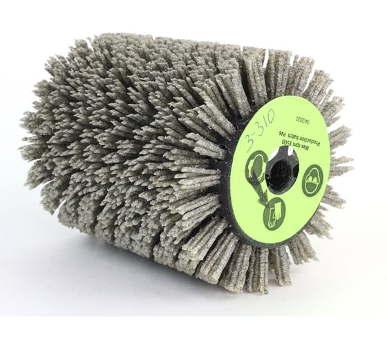 Изображение товара Щетка 100x120x12.7 мм, ворс полимер-абразив, Р46 3-310 Cazzola Spazzole MAK100120P46E