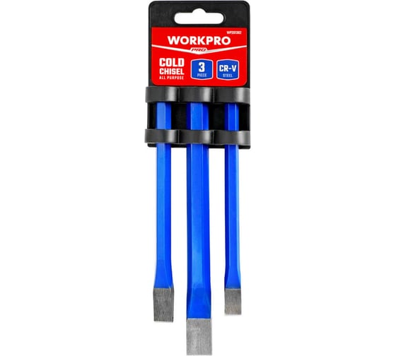 Изображение товара Набор слесарных зубил WORKPRO 3шт WP201302
