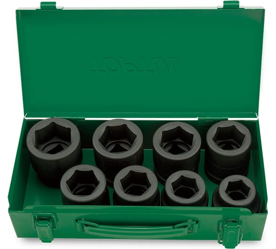 Изображение товара Набор ударных головок 24-41 мм, 1", 8 предметов TOPTUL GDAD0803