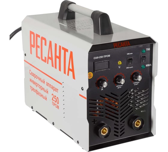 Изображение товара Инверторный сварочный аппарат Ресанта САИ-250 ПРОМ 65/133