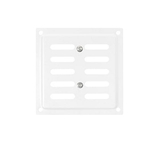 Изображение товара Решетка вентиляционная 100x100 мм, регулируемая, белый Домарт 170957