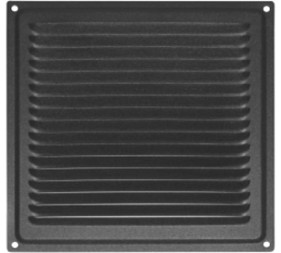 Изображение товара Решетка вентиляционная 200x200 мм, черная Домарт 170938