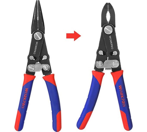 Изображение товара Плоскогубцы WORKPRO 2-В-1 200 мм WP231084