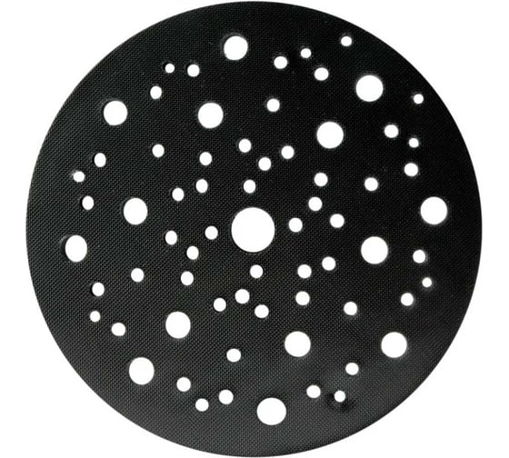 Изображение товара Прокладка защитная ø150 мм, 67 отверстий на поролоне 3 мм (для машинки ø150мм) SANDWOX 04.150.02