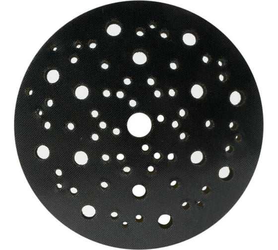 Изображение товара Прокладка защитная 150 мм, 67 отверстий на поролоне, мягкая, 10 мм, (для машинки ø150 мм) SANDWOX 04.150.04