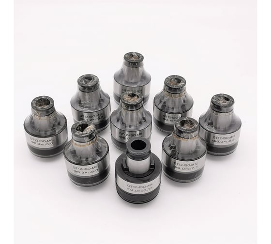 Изображение товара Набор цанг резьбонарезных GT12, 9 шт, М3-М16, ISO BESTE AC00920483