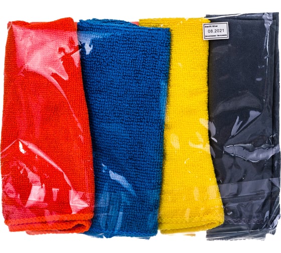 Изображение товара Набор салфеток из микрофибры Airline (рулончики, 4 шт, 30х30 см) AB-V-03