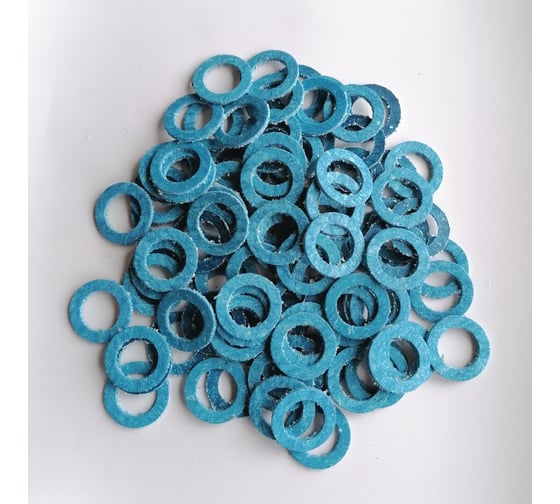 Изображение товара Набор паронитовых прокладок Профитт мбс 1" 19x30x2 мм - 100 шт. 1891993