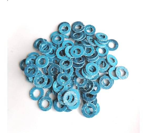 Изображение товара Набор паронитовых прокладок Профитт мбс 1/2" 10x19x2 мм - 100 шт. 1891979